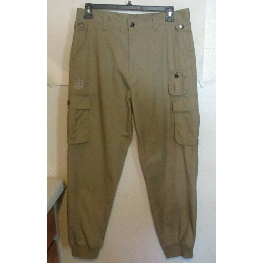 Red Ape beige jogger Pants Size 36 j118